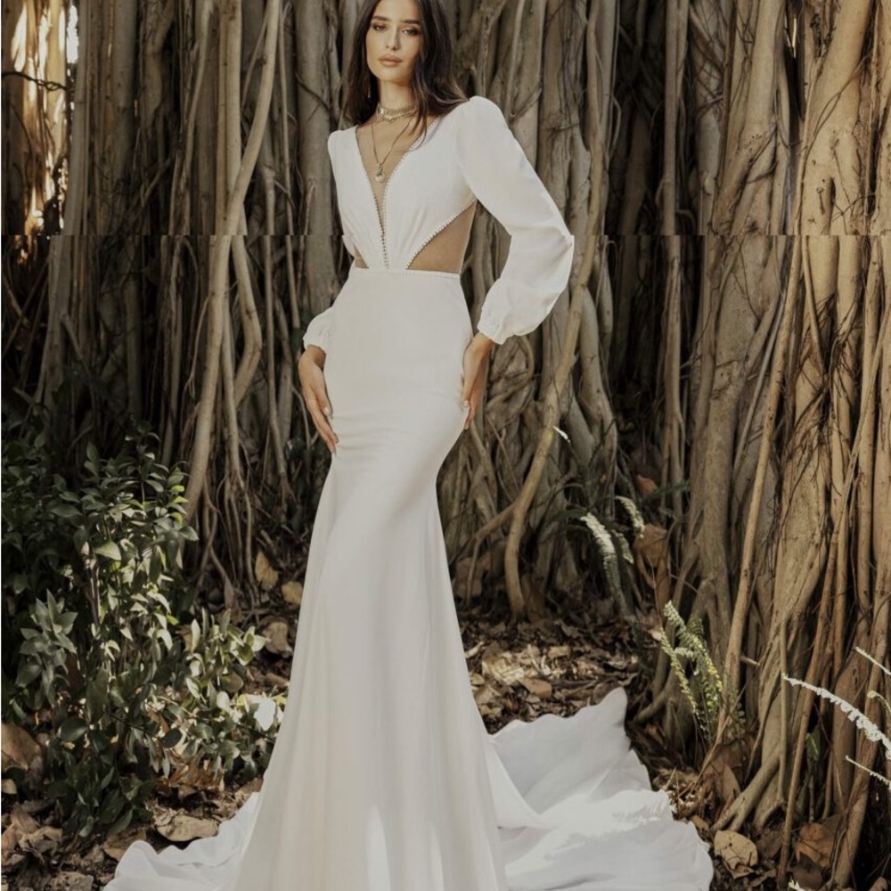 RISH Bridal Tansy Crepe Gown